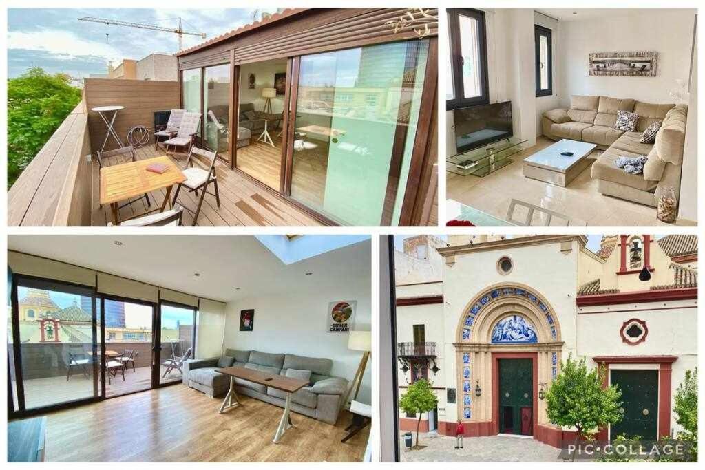 Apartamento Atico Triplex En Pleno Triana Sevilla Exterior foto